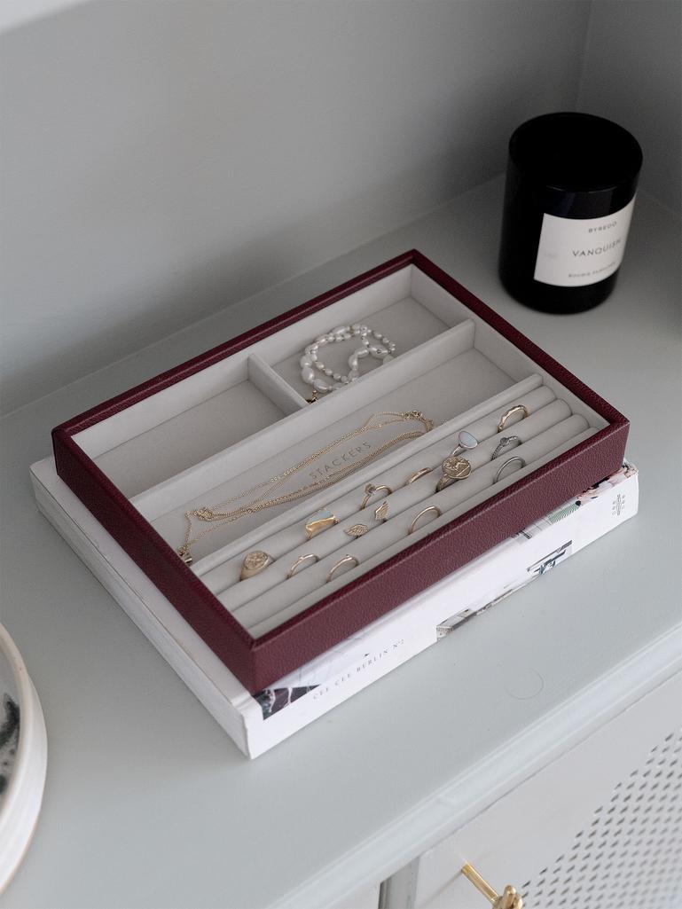 Burgundy Classic Ring & Bracelet Layer
