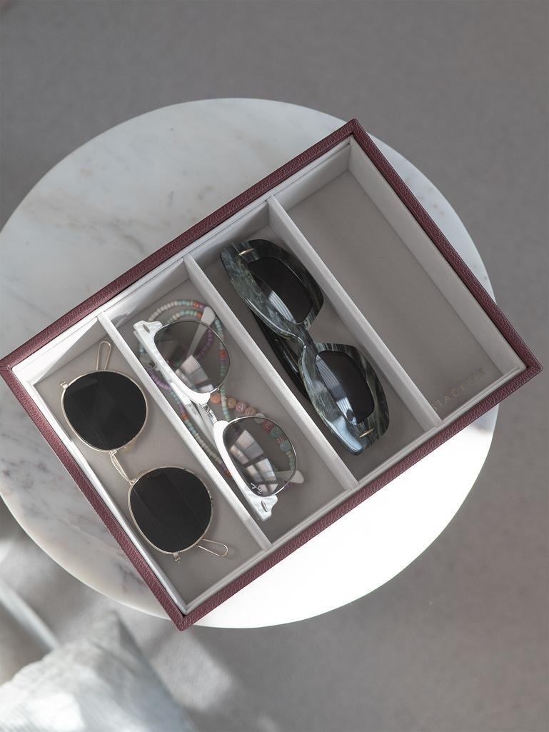 Burgundy Classic Glasses & Accessory Layer