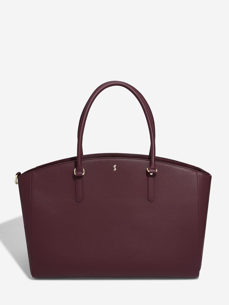 Burgundy Work Tote & Accessories Set