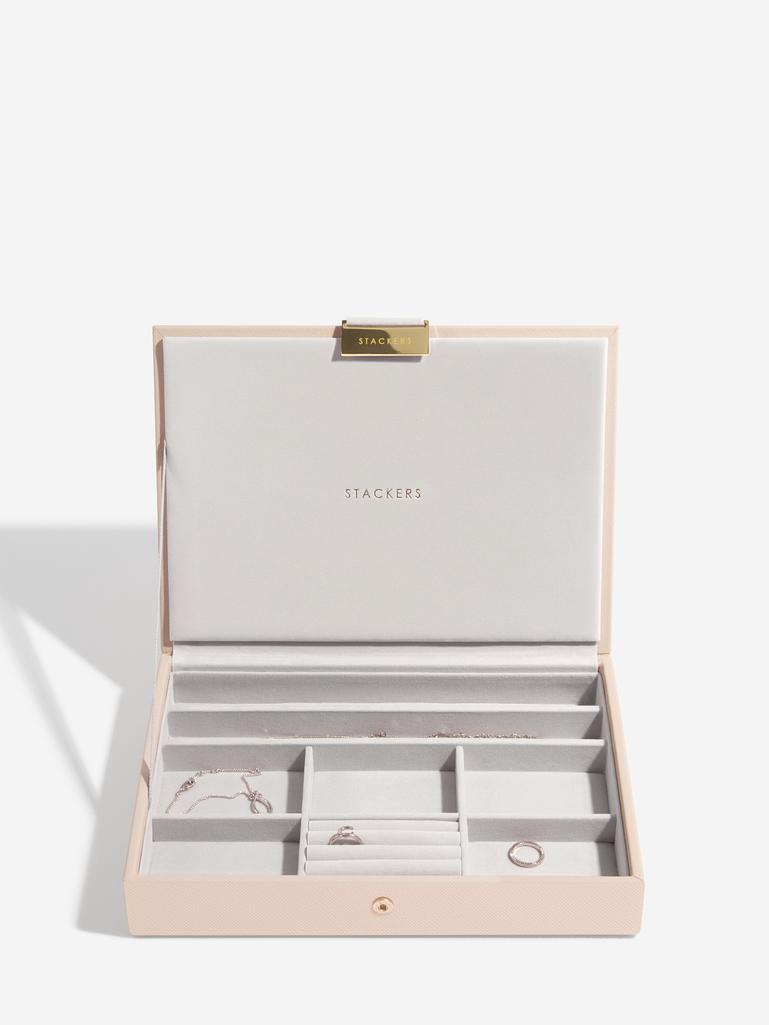 Blush Raffia Classic Jewellery Box Set of 2