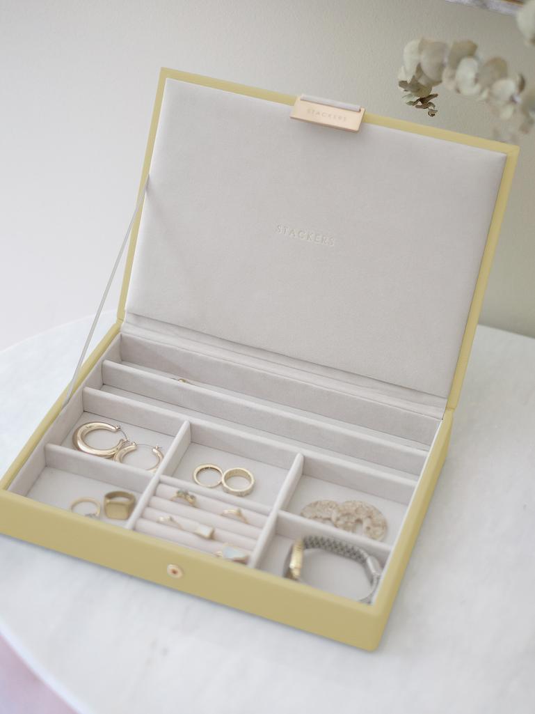 Butter Yellow Classic Jewellery Box Lid