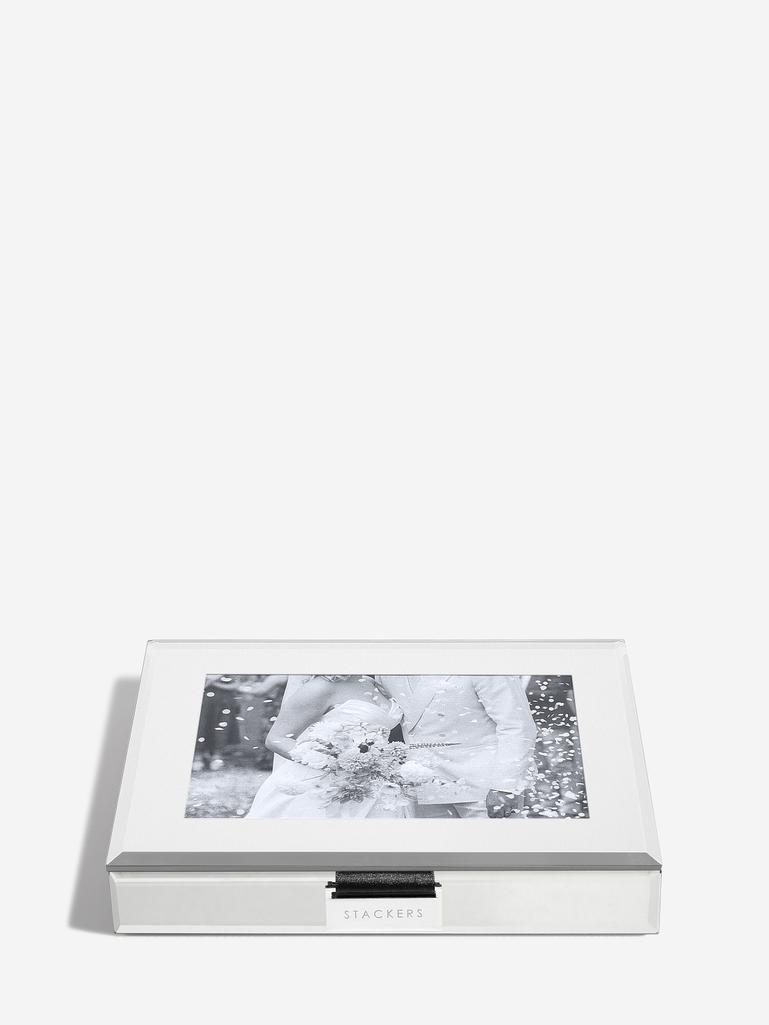 Mirror Glass Photo Jewellery Lid