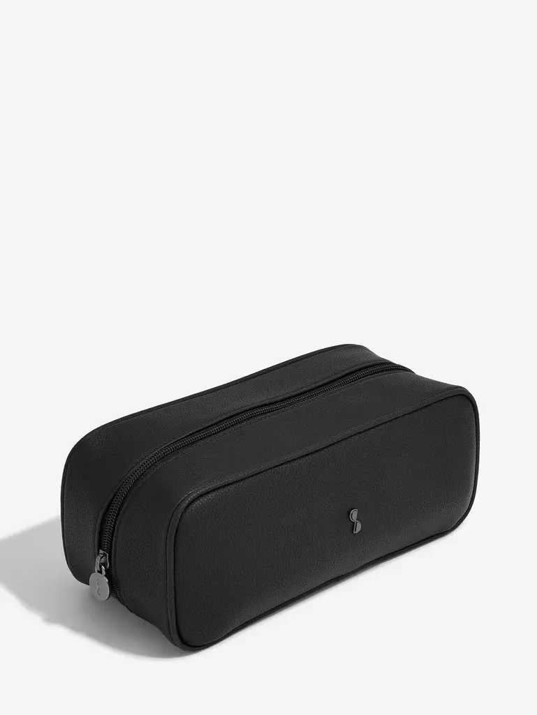 Black Expanding Washbag