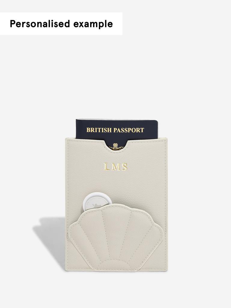 Oatmeal Shell Passport Sleeve