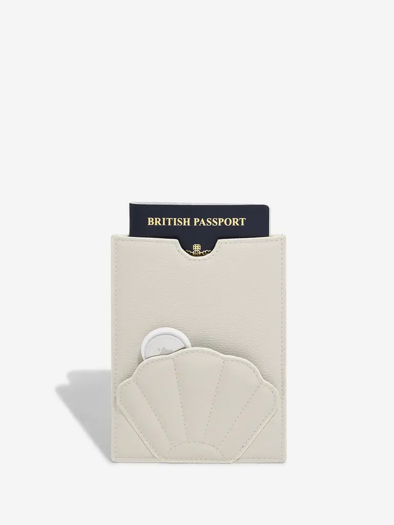 Oatmeal Shell Passport Sleeve
