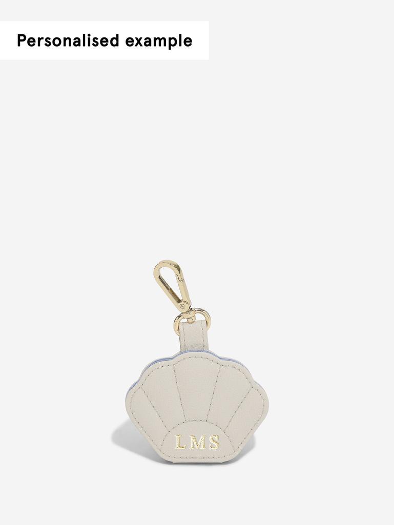 Oatmeal Shell Keyring (Warped Mirror)