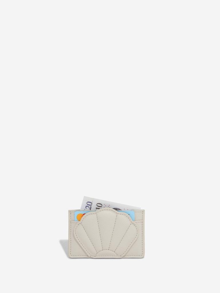 Oatmeal Shell Card Holder