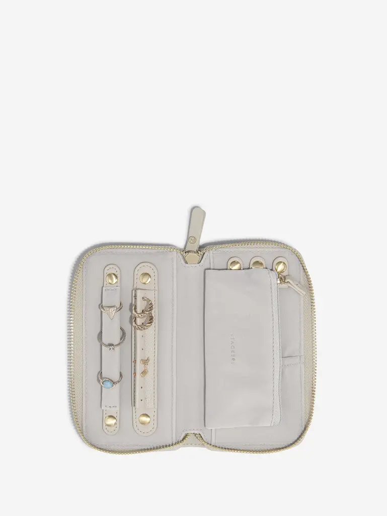 Oatmeal Mini Jewellery Roll