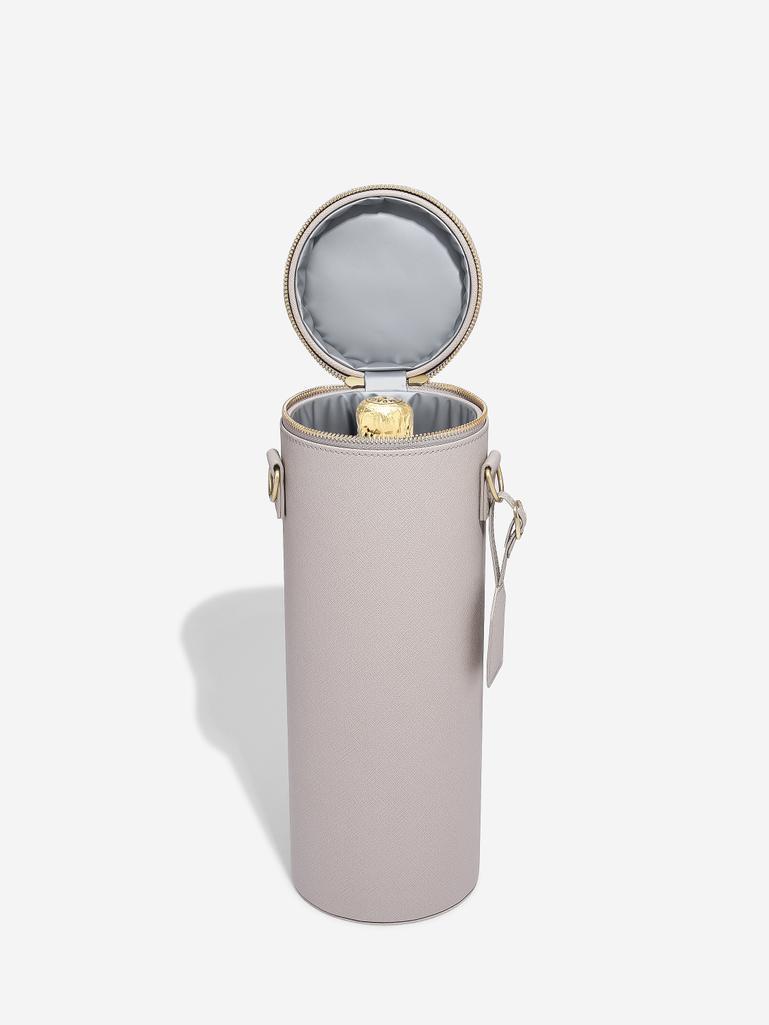 Taupe Champagne Bottle Bag