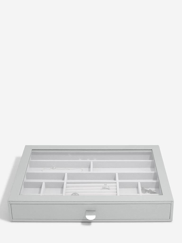 Pebble Grey Supersize Jewellery Box Display Drawer