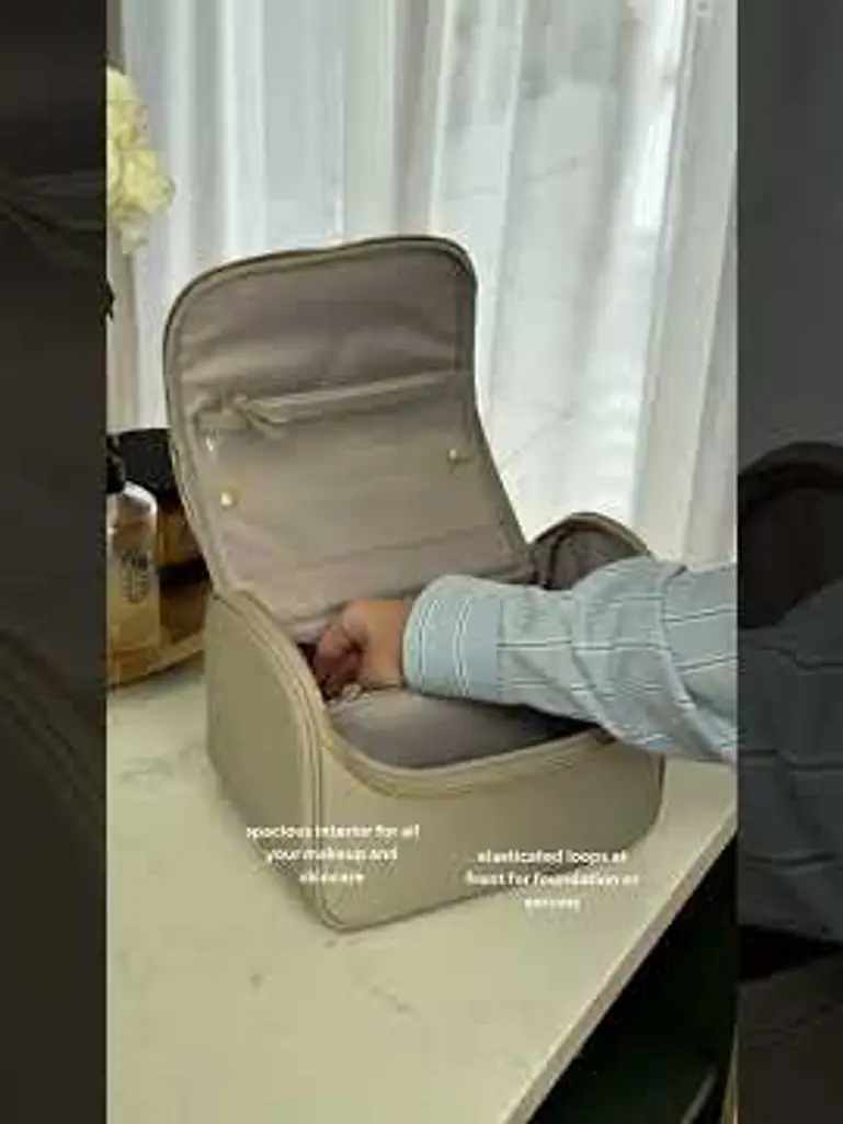 Limestone Large Cosmetic Bag
