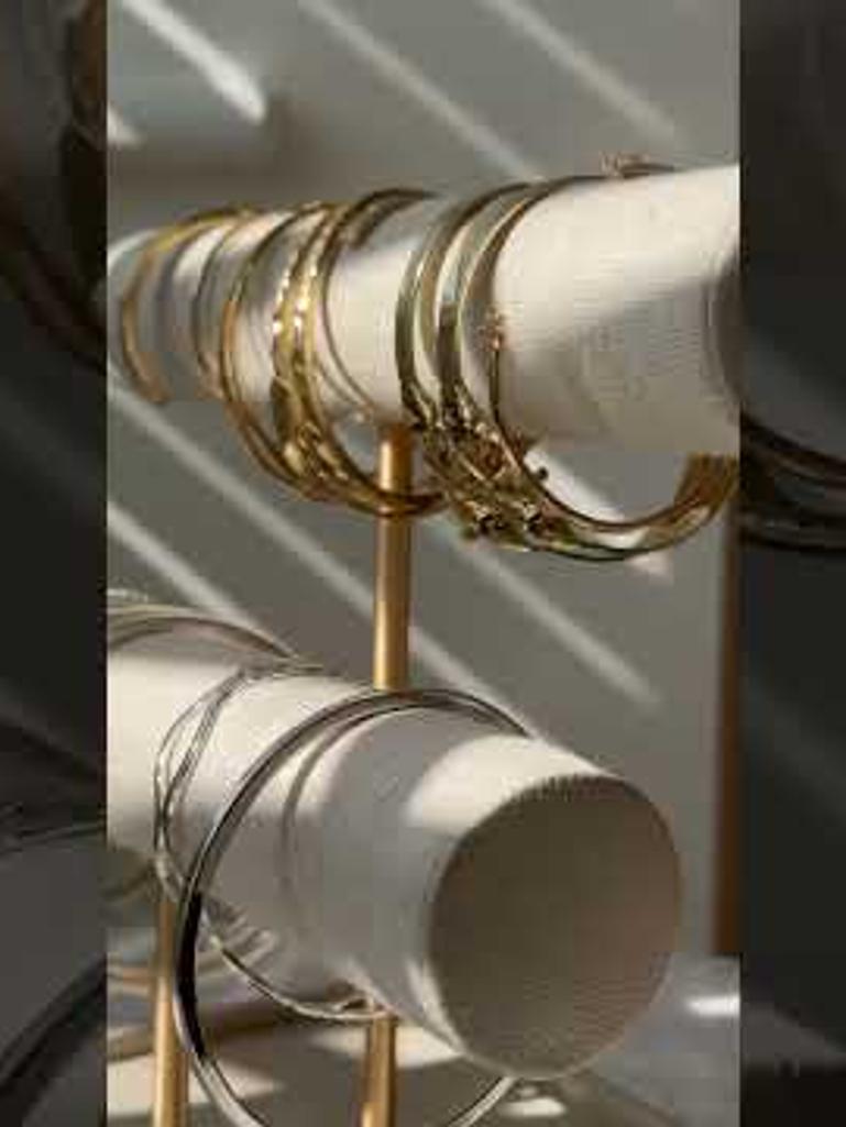 Oatmeal & Linen Bangle Display Stand