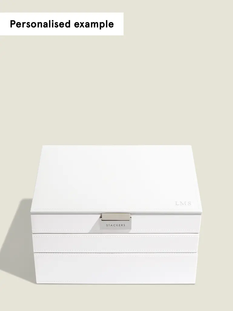 White Classic Jewellery Box