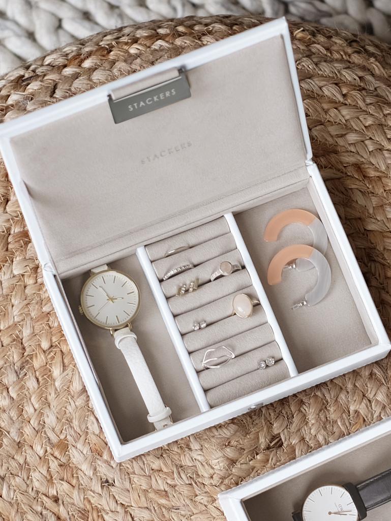 White Mini Jewellery Box Lid