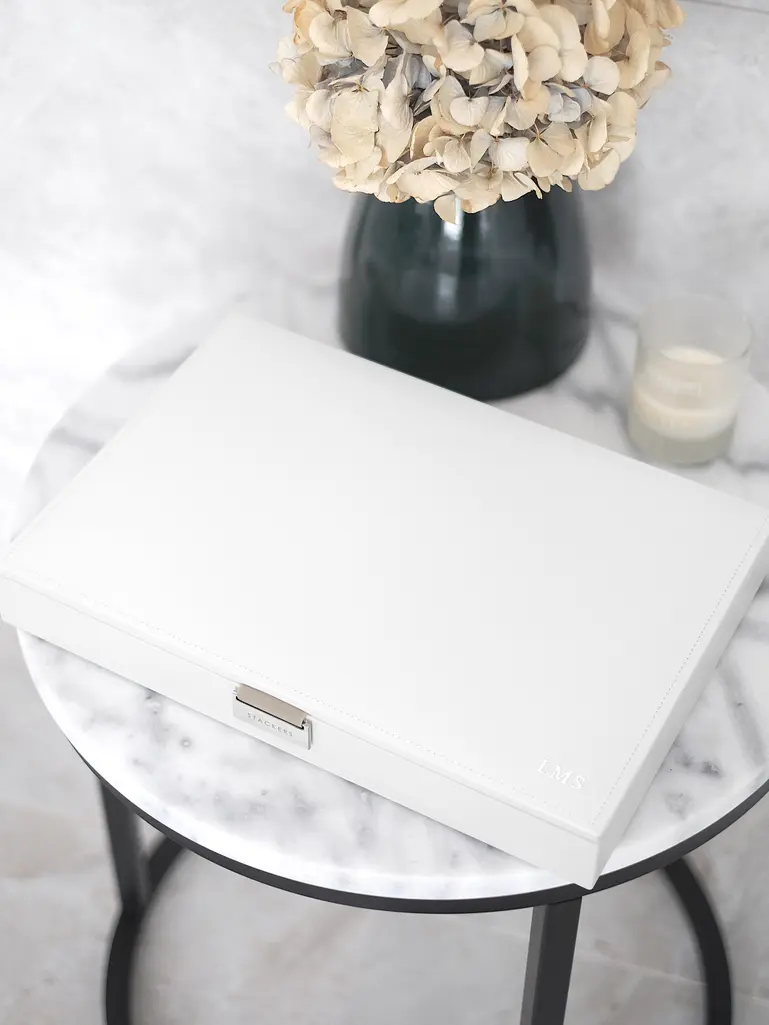 White Supersize Jewellery Box Lid