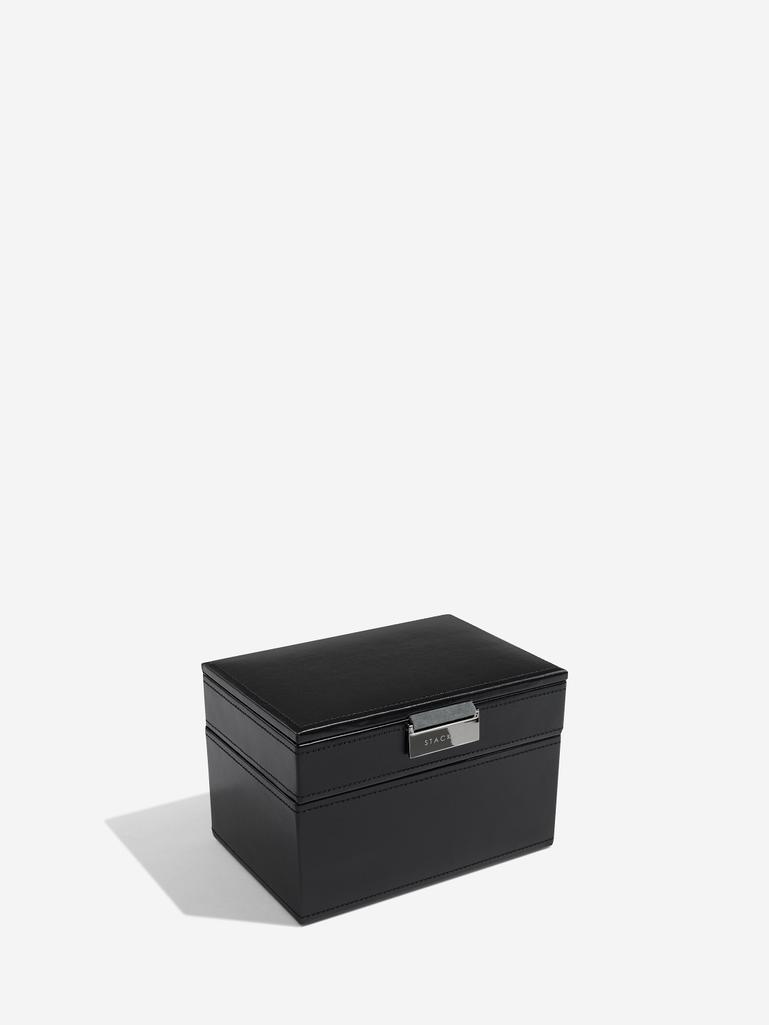 Black Cufflink & Watch Box
