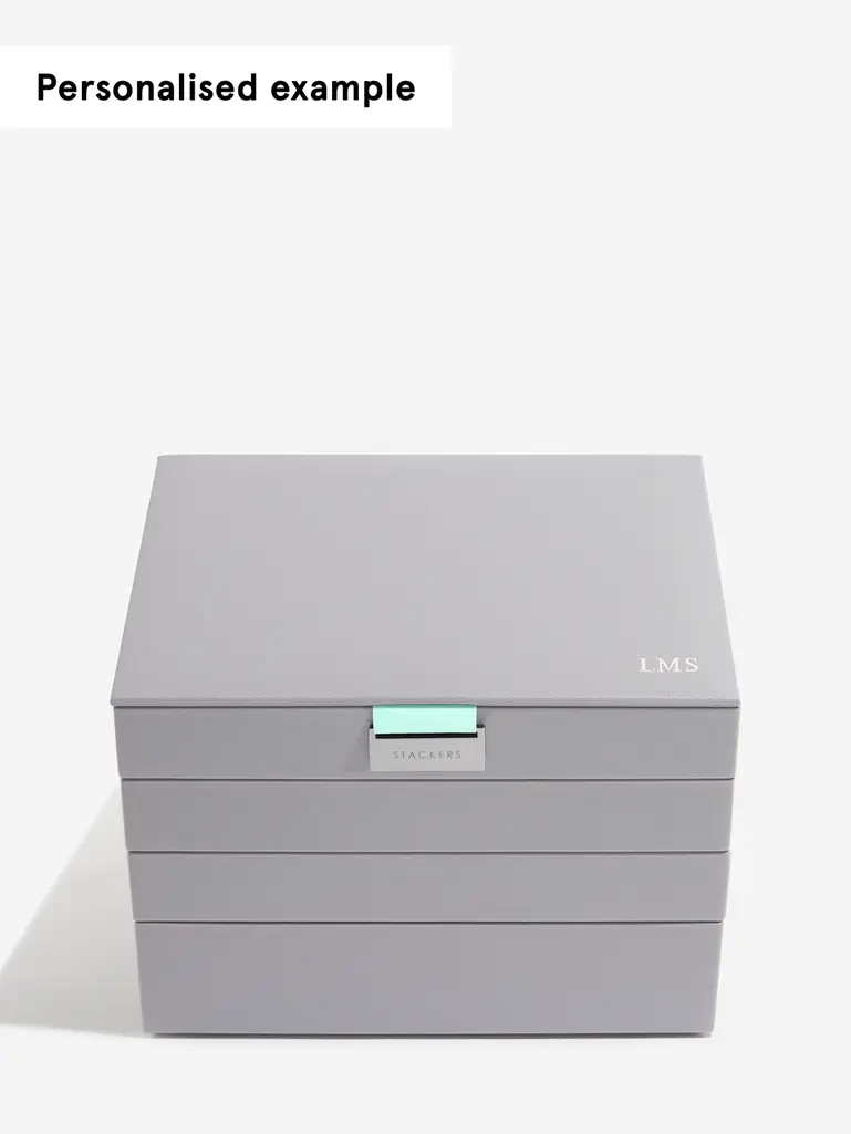 Grey Mint Classic Jewellery Box Set of 4