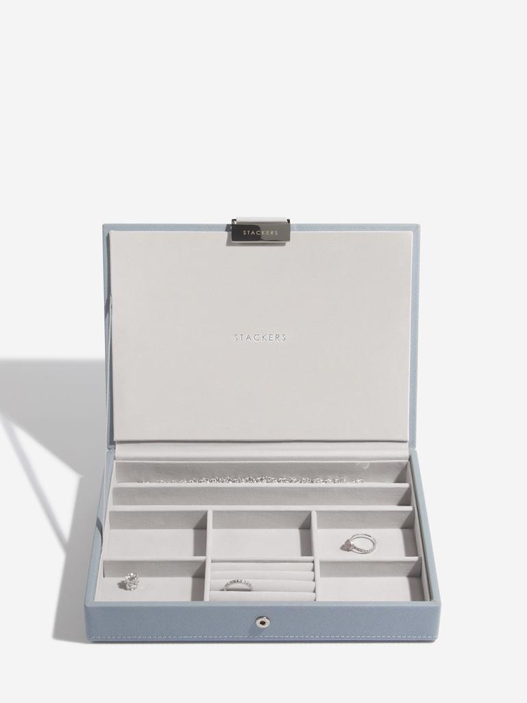 Dusky Blue Classic Jewellery Box Set of 5