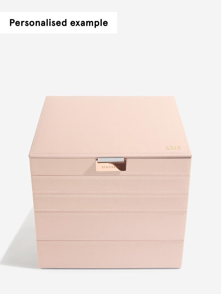 Blush Pink Classic Jewellery Box Set of 5