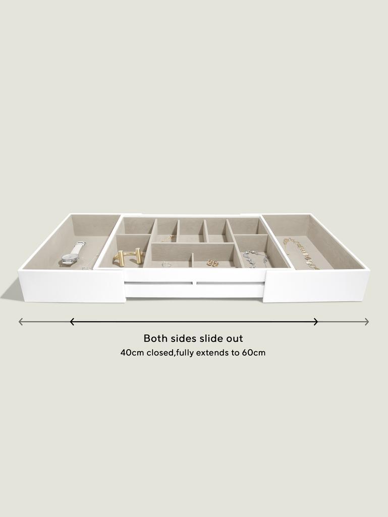 White Large Jewellery Slider