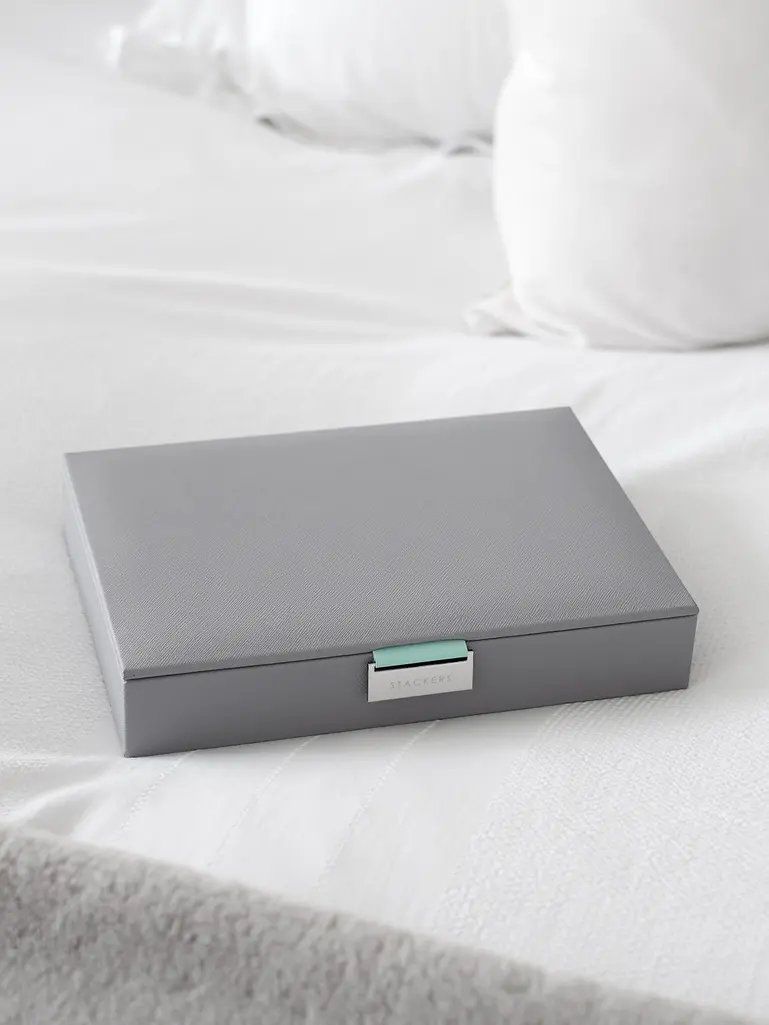 Grey Mint Classic Jewellery Box Lid
