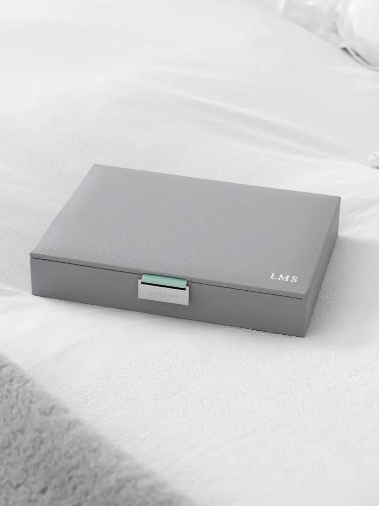 Grey Mint Classic Jewellery Box Lid