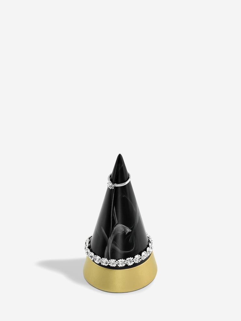 Dark Marble Cone Jewellery Peak