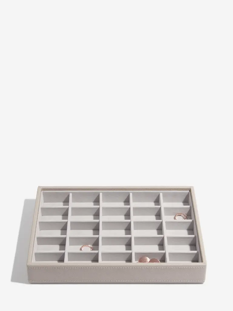 Szkatułka na biżuterię Stackers 25 komorowa classic taupe