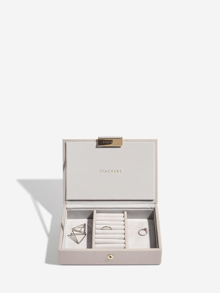 Taupe Mini Jewellery Box Lid