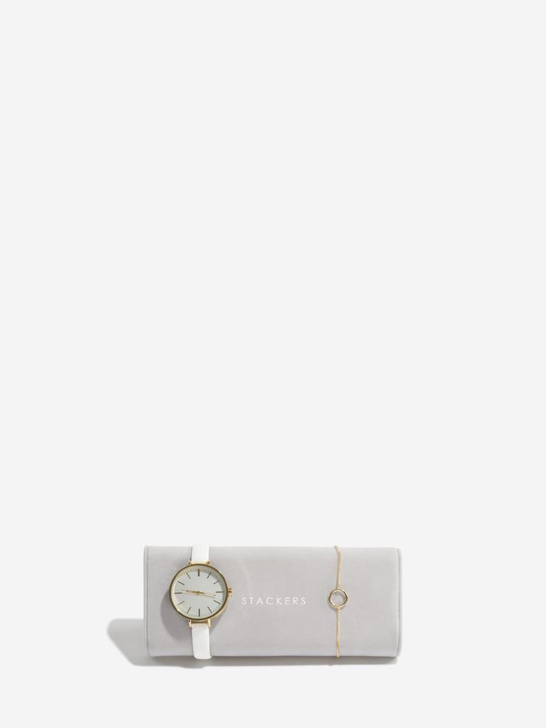 Grey Velvet Watch & Bracelet Pad