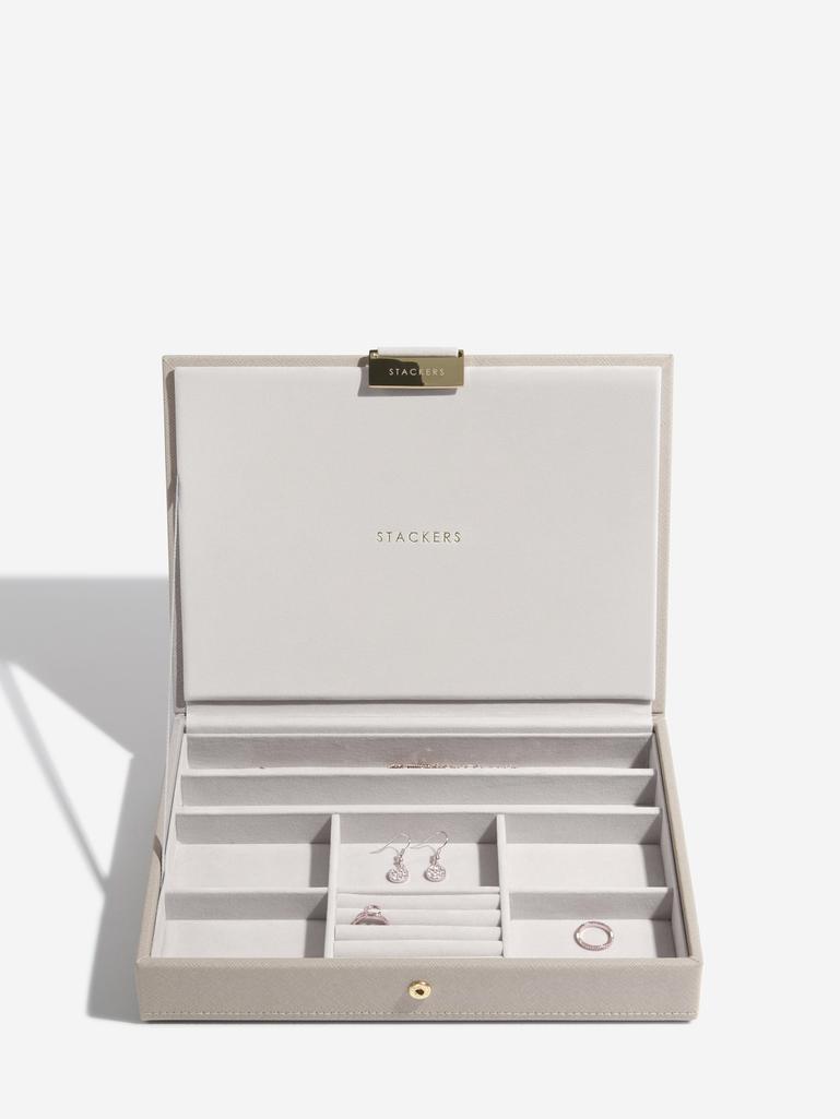 Taupe Classic Jewellery Box Set of 3