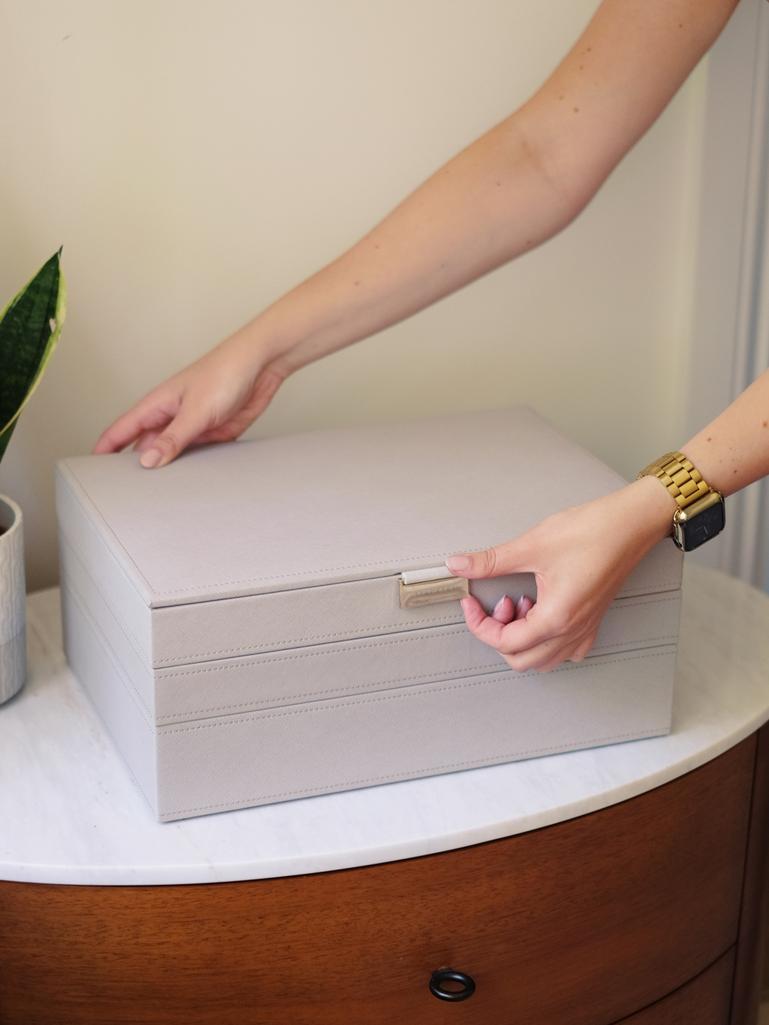 Taupe Supersize Jewellery Box