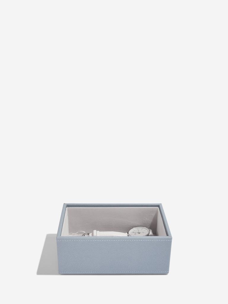 Dusky Blue Mini Jewellery Box Set of 2