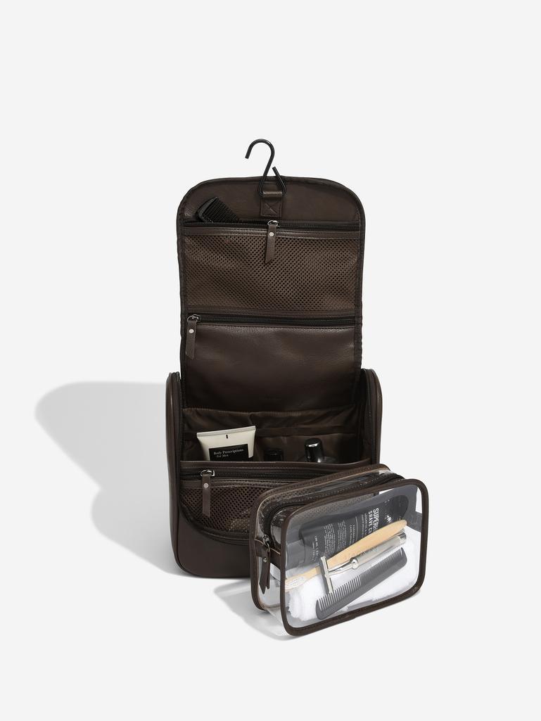 Brown Hanging Washbag