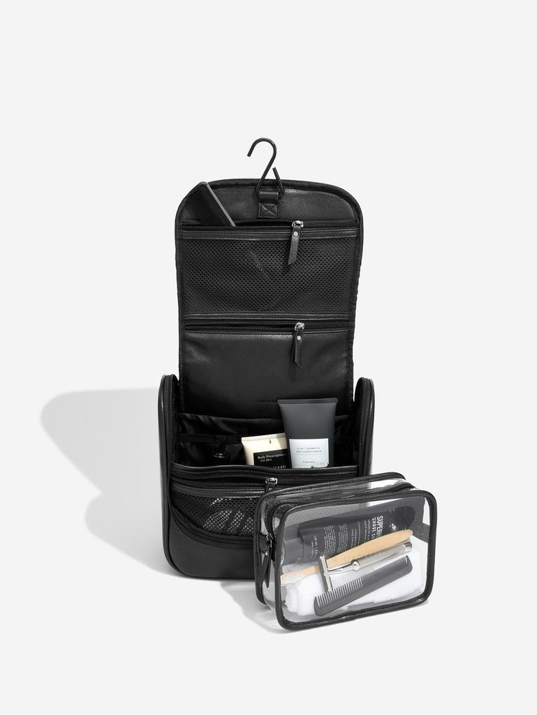 Black Hanging Washbag