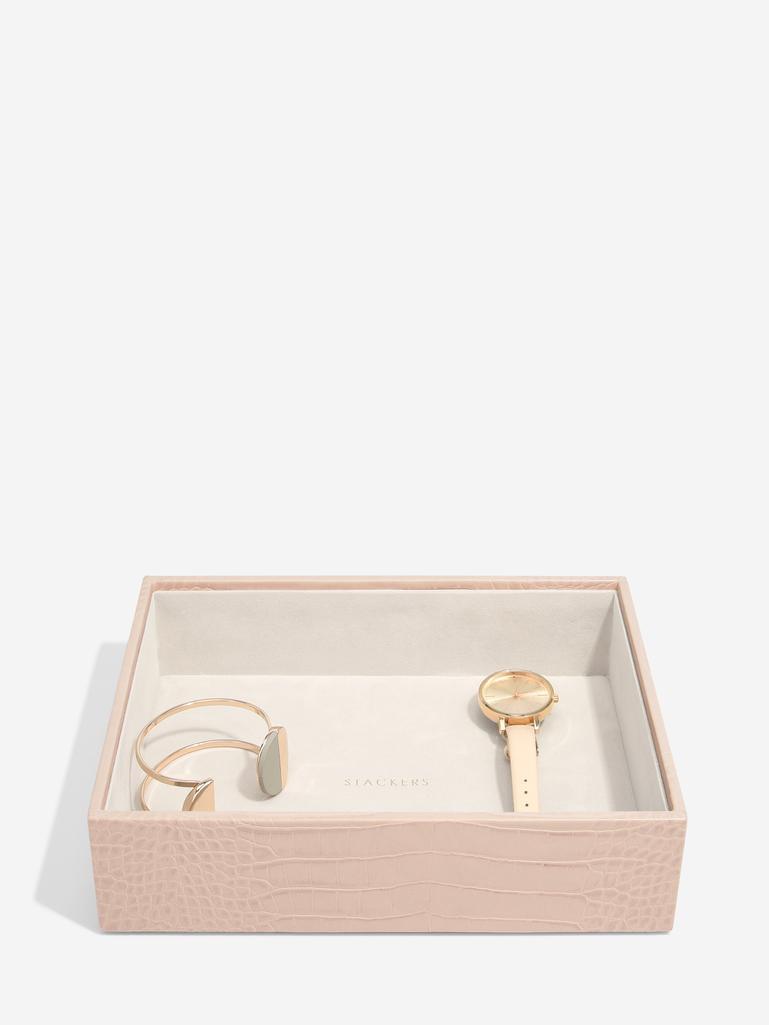 Pink Croc Classic Chunky Jewellery Layer