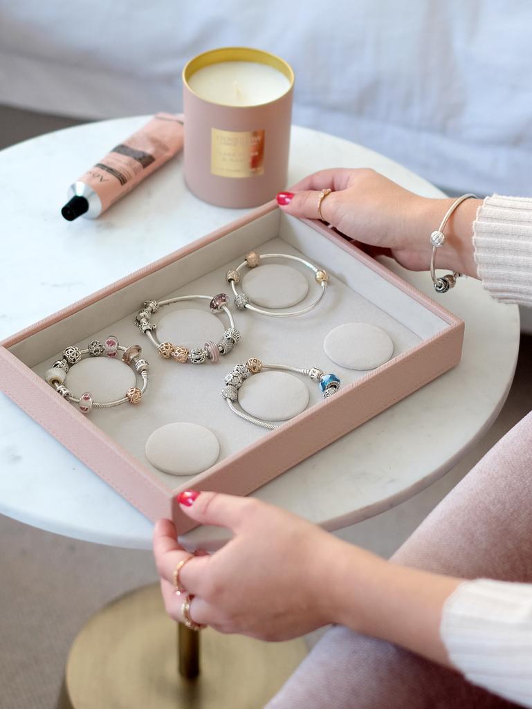 Blush Classic 6 Charm Bracelet Layer