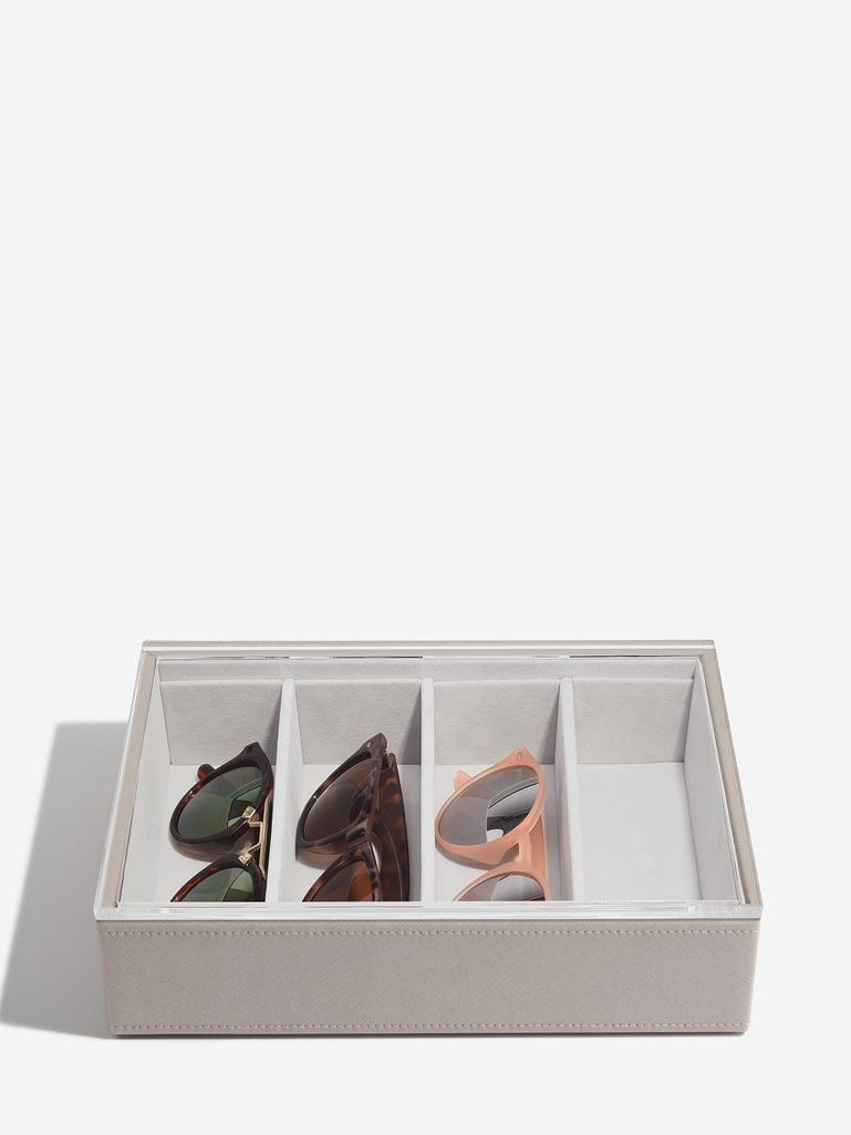 Taupe Classic Glasses & Accessory Layer with Display Lid