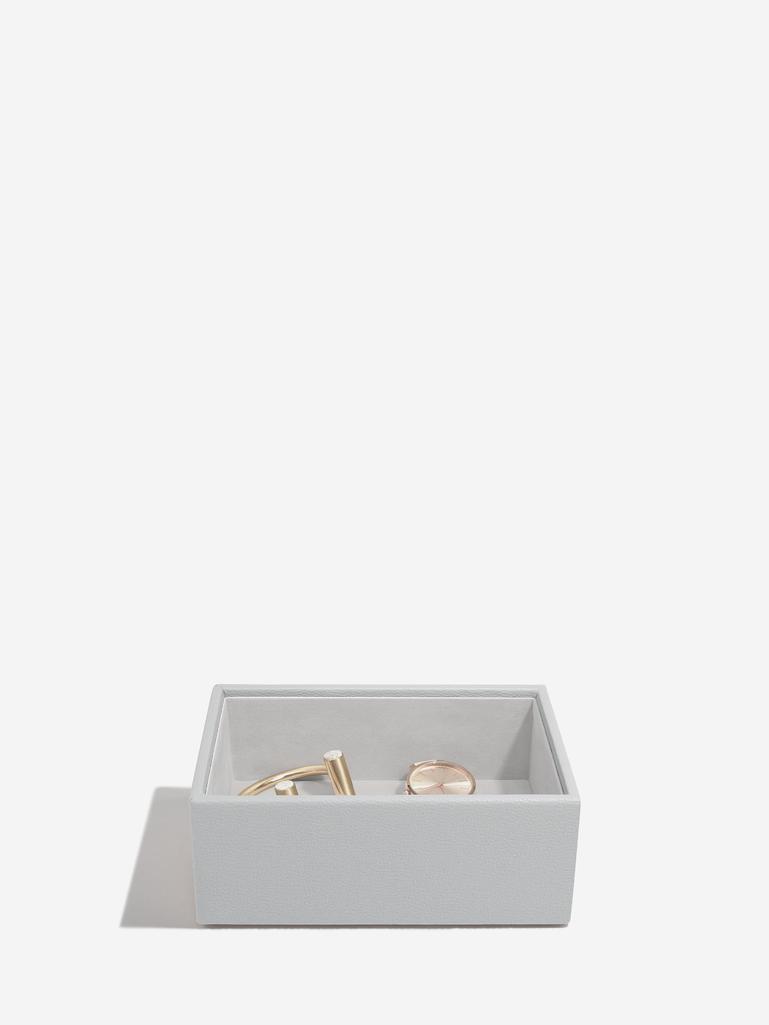 Pebble Grey Mini Jewellery Box Set of 2