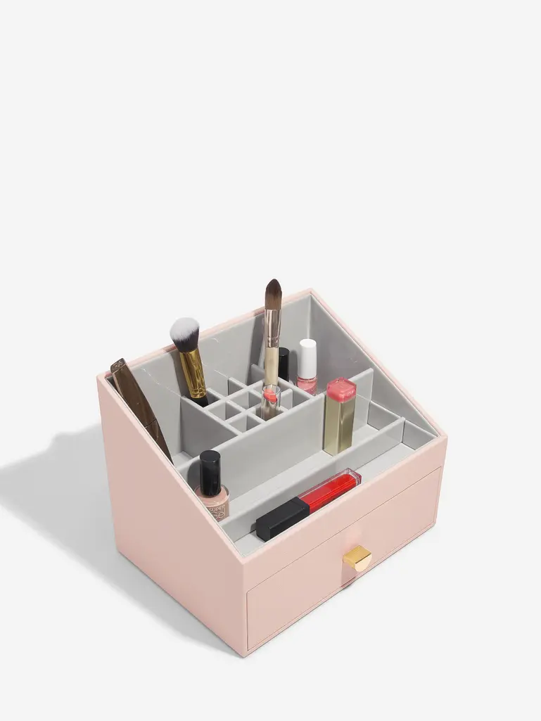 Blush Pink Makeup Organiser