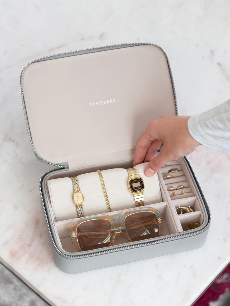 Pebble Grey Jewellery & Accessories Box