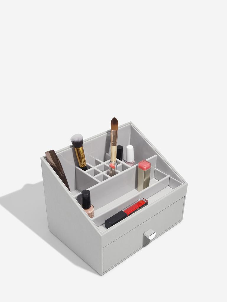 Pebble Grey Makeup Organiser