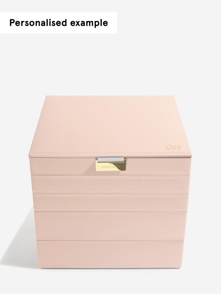 Blush & Champagne Gold Classic Jewellery Box Set of 5