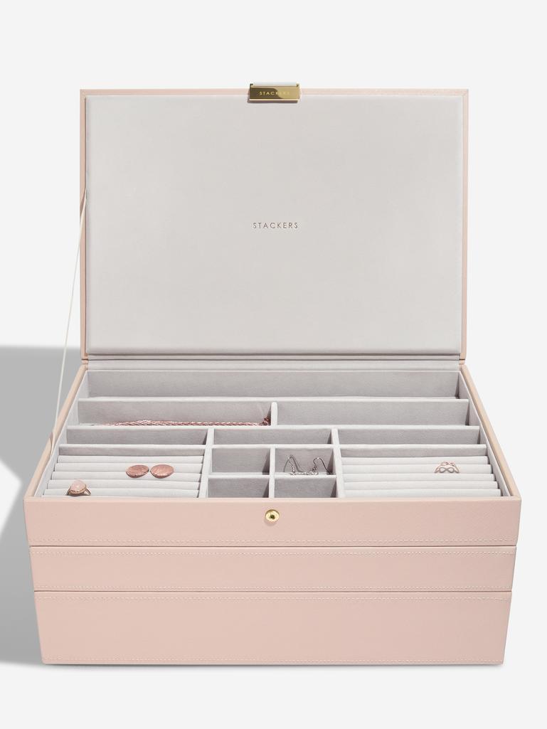 Blush & Champagne Gold Supersize Jewellery Box