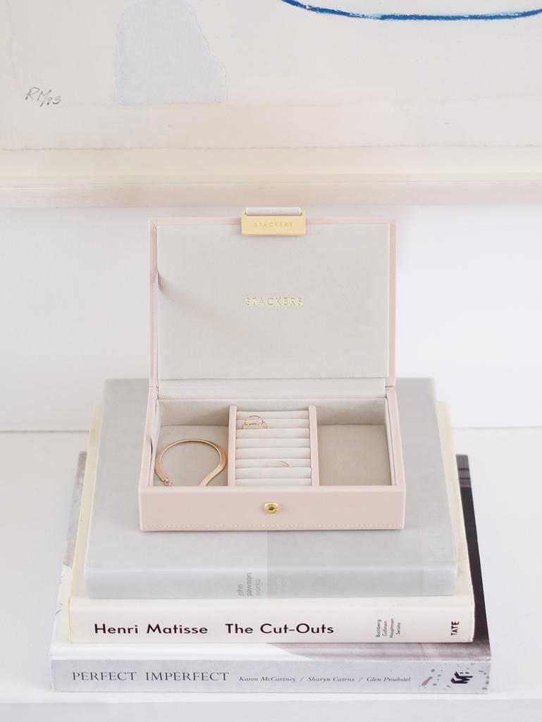 Blush Pink & Champ Gold Mini Jewellery Box Lid