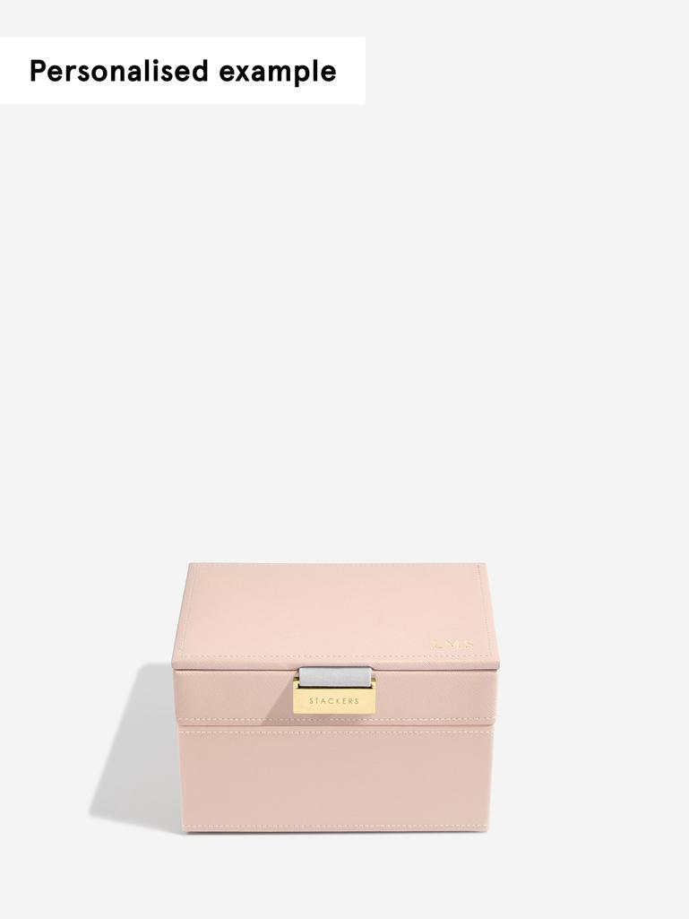 Blush & Champagne Gold Mini Jewellery Box Set of 2