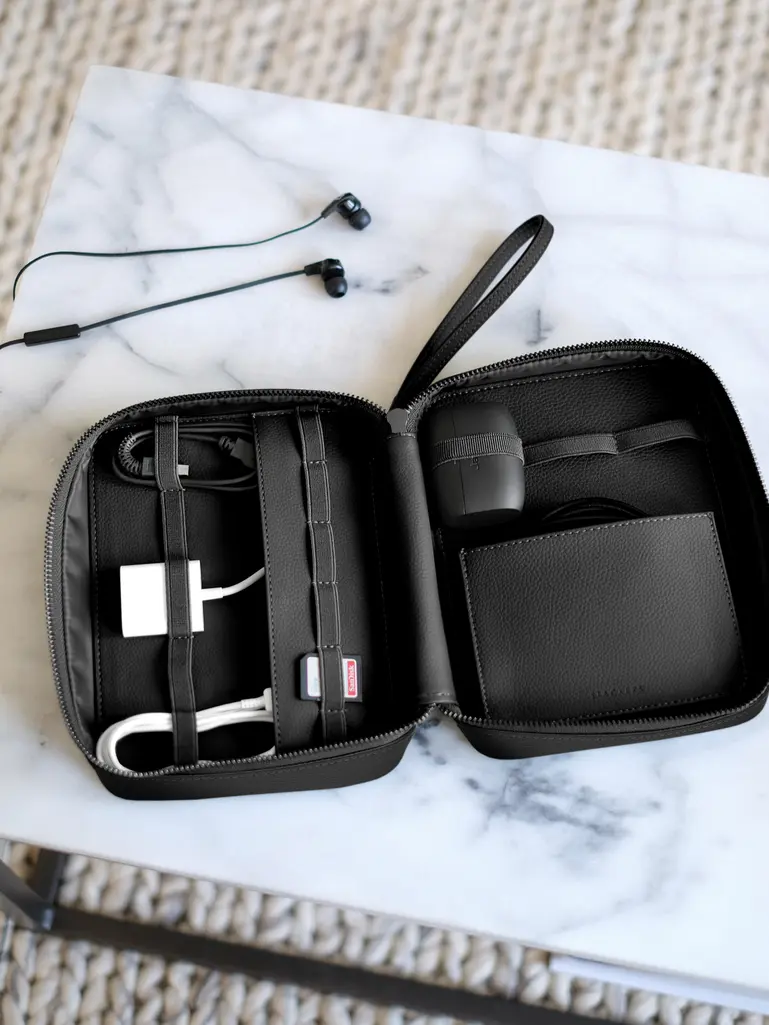 Black Pebble Cable Tidy