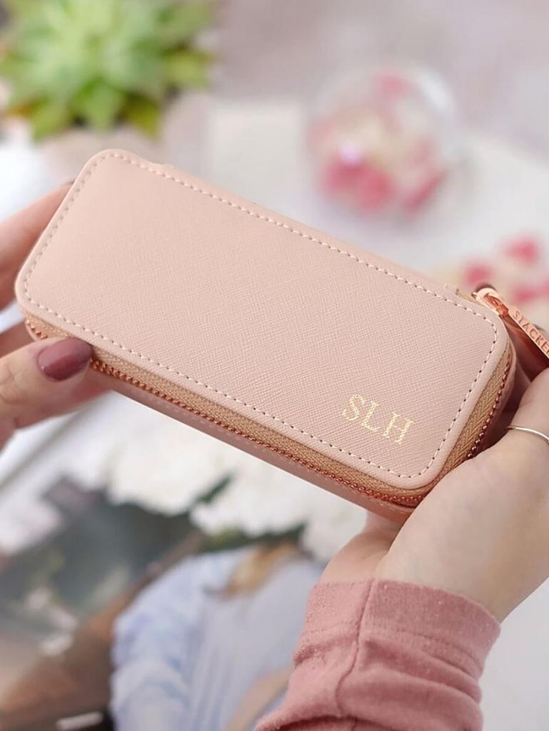 Pudełko podróżne na biżuterię Travel Medium Stackers blush pink
