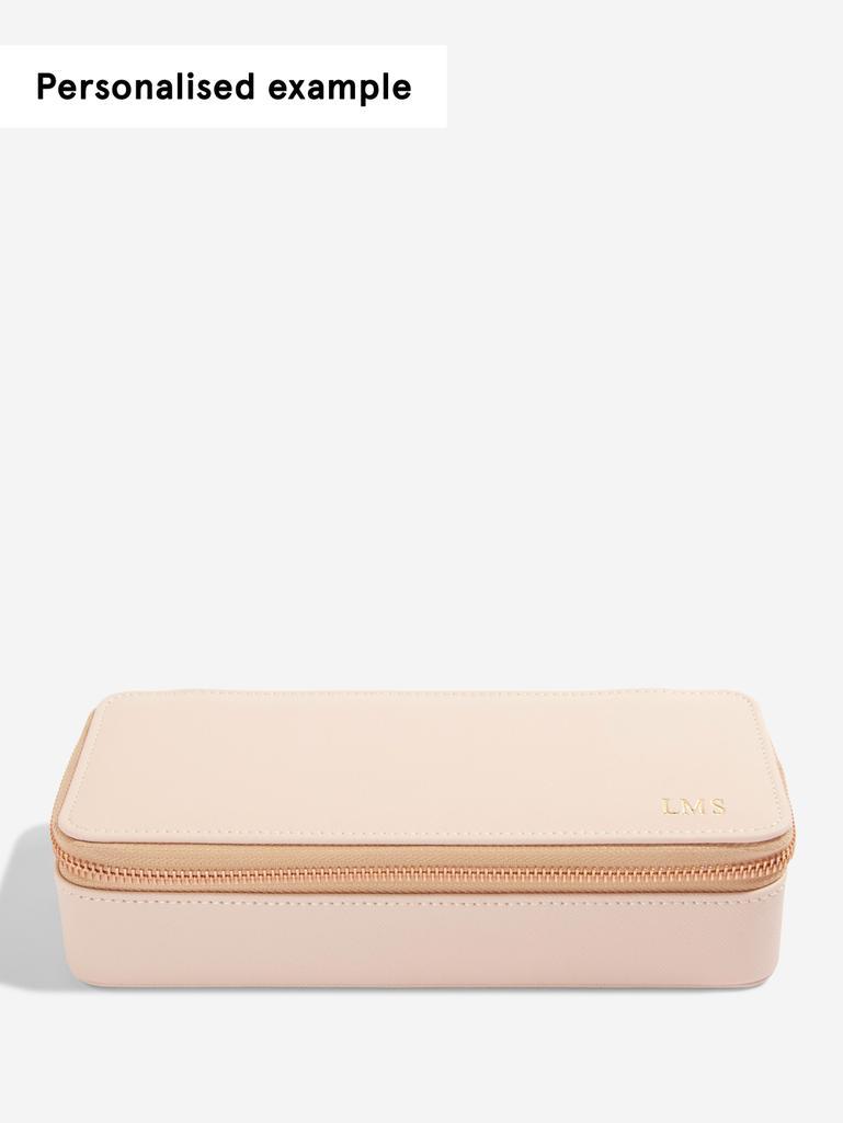 Blush Large Zipped Jewellery Box