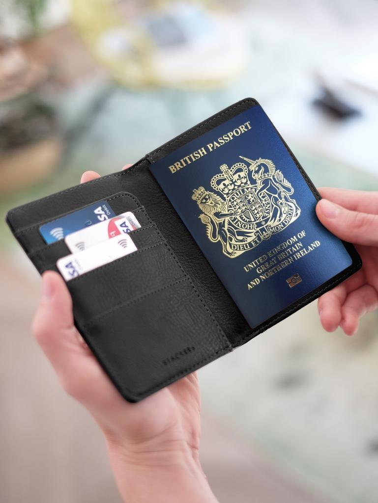 Black Passport Holder